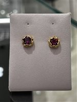 Orecchini Maria e Luisa Jewels Donna in Argento Rubino sintetico OA0222/V2/POG - OA0222/V2/POG